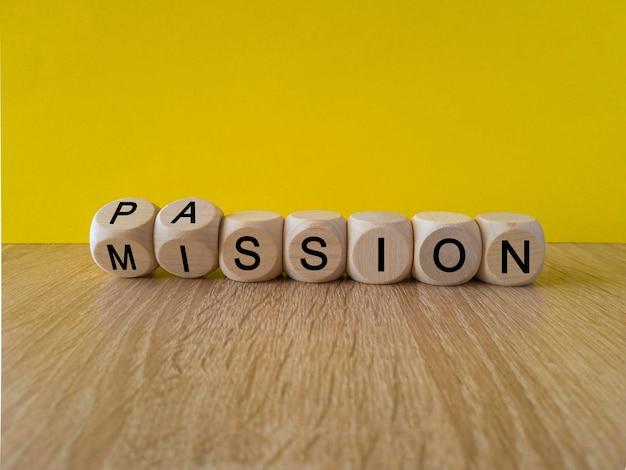 passion wooden blocks